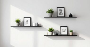 top minimalist quote shelves