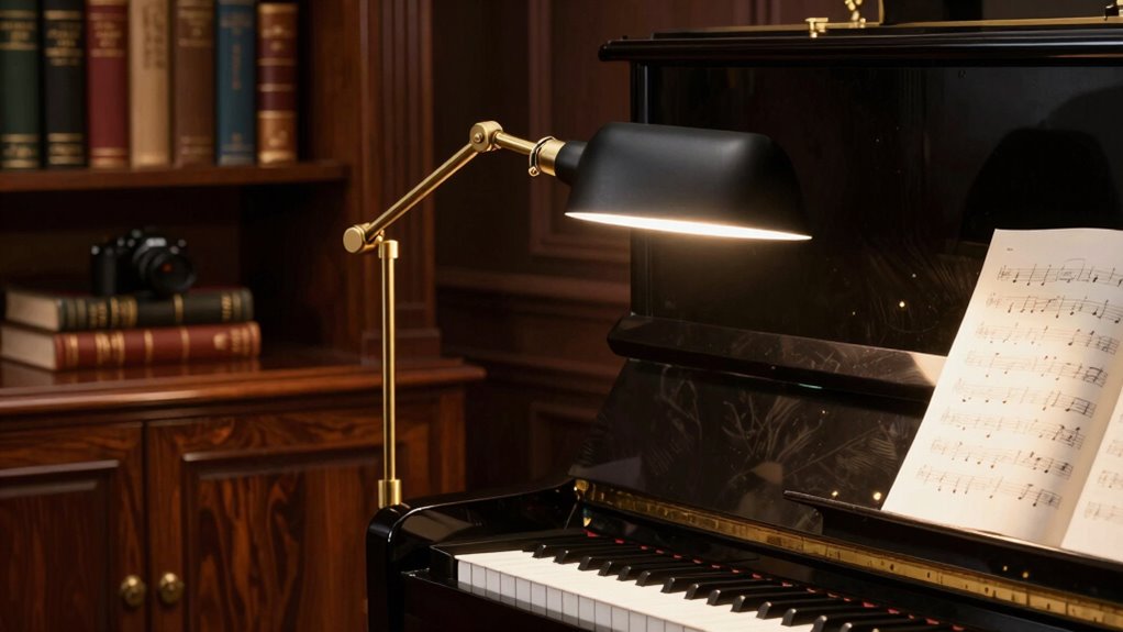 top piano desk lamps