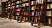 top rolling library ladders