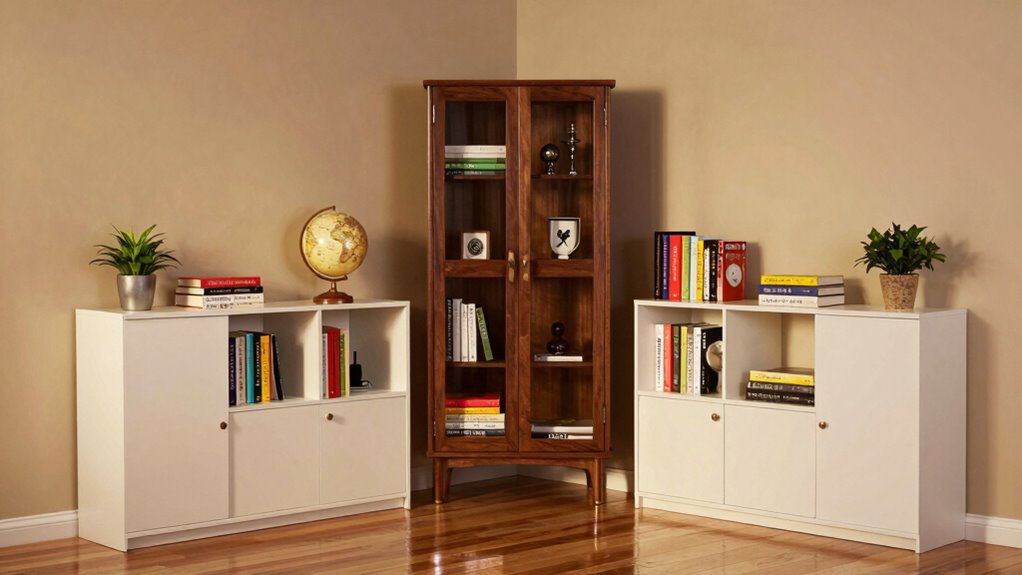 top storage cabinets for books