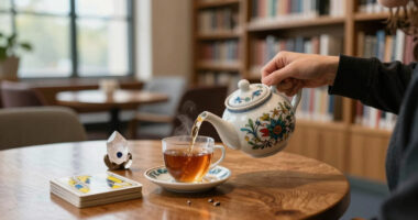 Come to the Menlo Park Library for tea and tarot on June 21