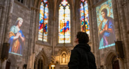 Colorado cathedral hosts immersive show depicting human experiences, spirituality