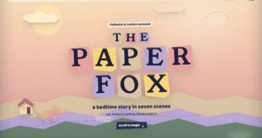 The Paper Fox — a bedtime story in seven scenes (FABLE/175)
