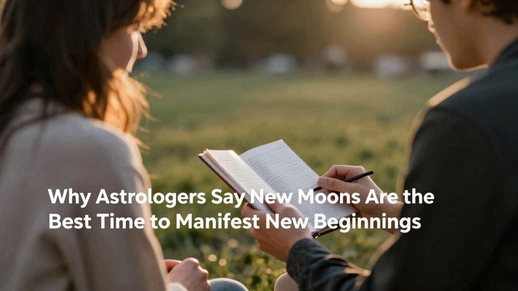 Why Astrologers Say New Moons Are the Best Time to Manifest New Beginnings