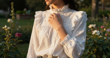 7 Best High-Neck Ruffled Blouses in 2026