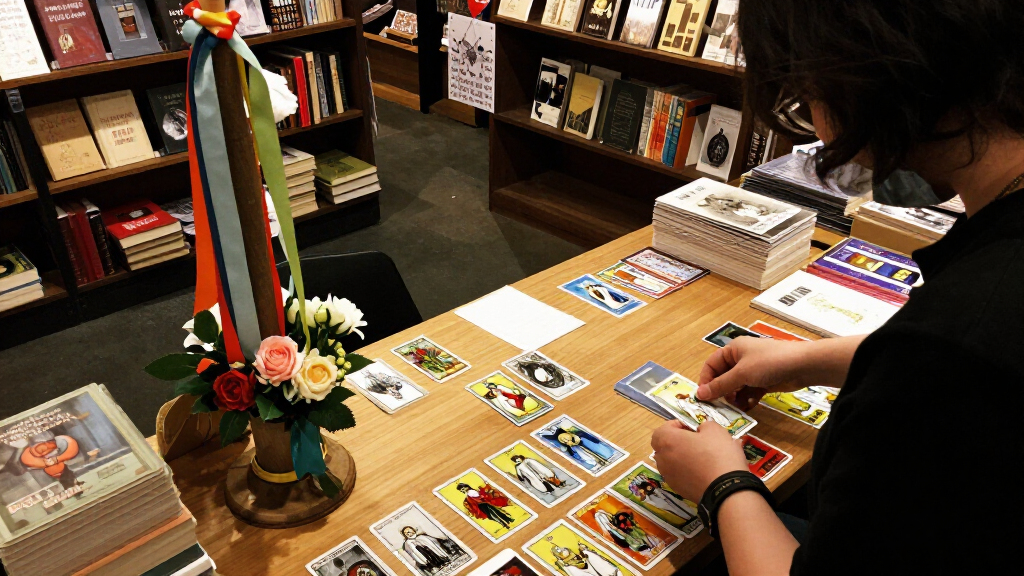 Tarot Readings, Maypole At Used Bookstore Festival